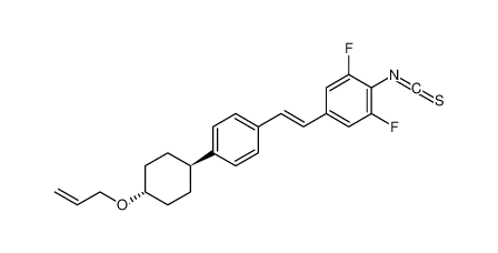 5-((E)-4-((1r,4r)-4-(allyloxy)cyclohexyl)styryl)-1,3-difluoro-2-isothiocyanatobenzene_388624-32-6