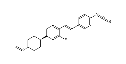 2-fluoro-1-((E)-4-isothiocyanatostyryl)-4-((1r,4r)-4-vinylcyclohexyl)benzene_388624-47-3