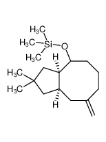 rel-(((3aR,9aR)-2,2-dimethyl-8-methylenedecahydro-1H-cyclopenta[8]annulen-4-yl)oxy)trimethylsilane_389059-87-4