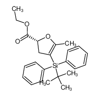 2-(R)-4-tert-butyldiphenylsilyl-5-methyl-2,3-dihydro-furan-2-carboxylic acid ethyl ester_389138-29-8
