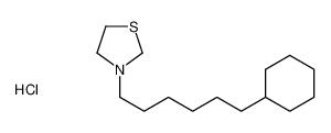 3-(6-cyclohexylhexyl)-1,3-thiazolidine,hydrochloride_38920-86-4