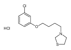 3-[4-(3-chlorophenoxy)butyl]-1,3-thiazolidine,hydrochloride_38920-91-1