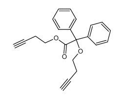 But-3-ynyloxy-diphenyl-acetic acid but-3-ynyl ester_38930-34-6