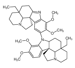 16,17,16',17'-tetramethoxy-1',2'-didehydro-[1,15']biaspidospermidinyl_38937-25-6