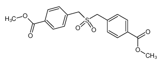 4,4'-(2,2-dioxo-2λ6-thia-propanediyl)-di-benzoic acid dimethyl ester_38939-92-3
