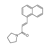 1-[(2E)-3-(1-naphthyl)prop-2-enoyl]pyrrolidine_389572-72-9