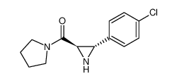 rel-((2R,3S)-3-(4-chlorophenyl)aziridin-2-yl)(pyrrolidin-1-yl)methanone_389572-75-2