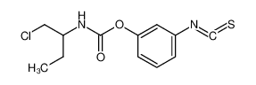 (1-Chloromethyl-propyl)-carbamic acid 3-isothiocyanato-phenyl ester_38958-81-5