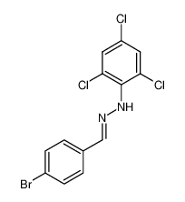 1-(4-bromobenzylidene)-2-(2,4,6-trichlorophenyl)hydrazine_389593-55-9
