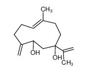 (E)-3-Isopropenyl-6-methyl-10-methylene-cyclodec-6-ene-1,3-diol_38962-22-0