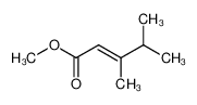 (E)-3,4-dimethyl-pent-2-enoic acid methyl ester_38972-52-0