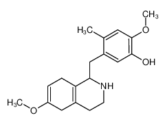 2-methoxy-5-(6-methoxy-1,2,3,4,5,8-hexahydro-isoquinolin-1-ylmethyl)-4-methyl-phenol_38973-06-7
