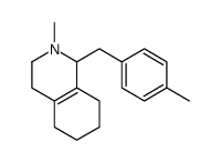 2-methyl-1-[(4-methylphenyl)methyl]-3,4,5,6,7,8-hexahydro-1H-isoquinoline_38973-16-9