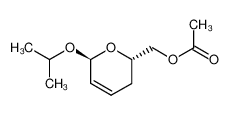 Acetic acid (2S,6S)-6-isopropoxy-3,6-dihydro-2H-pyran-2-ylmethyl ester_389796-43-4