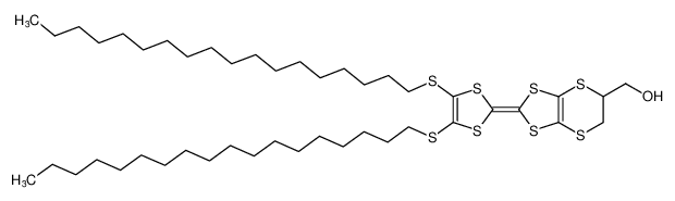 (2-(4,5-bis(octadecylthio)-1,3-dithiol-2-ylidene)-5,6-dihydro-[1,3]dithiolo[4,5-b][1,4]dithiin-5-yl)methanol_389798-98-5
