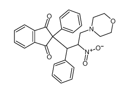 2-(3-morpholino-2-nitro-1-phenylpropyl)-2-phenyl-1H-indene-1,3(2H)-dione_389799-02-4