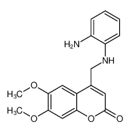 4-(((2-aminophenyl)amino)methyl)-6,7-dimethoxy-2H-chromen-2-one_389826-95-3