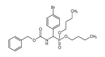 benzyl ((4-bromophenyl)(dibutoxyphosphoryl)methyl)carbamate_389829-00-9