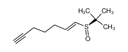 (S)-trans-1-(tert-Butylsulfinyl)-1-hepten-6-yne_389842-81-3