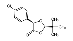(2R,5R)-2-(t-butyl)-5-(4-chlorophenyl)-1,3-dioxolan-4-one_389889-38-7
