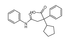 (+-)-2-Cyclopentyl-2-phenyl-bernsteinsaeure-4-anilid_3901-00-6