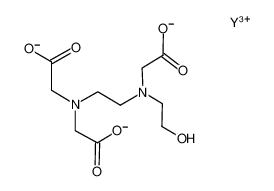 yttrium(III) 2,2'-((2-((carboxylatomethyl)(2-hydroxyethyl)amino)ethyl)azanediyl)diacetate_39018-95-6