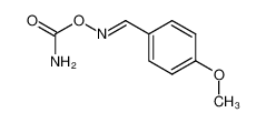 4-methoxy-benzaldehyde-(O-carbamoyl oxime )_39031-27-1