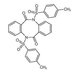 5,11-bis-(toluene-4-sulfonyl)-5H,11H-dibenzo[b,f][1,5]diazocine-6,12-dione_39031-30-6