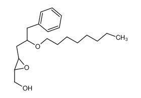 2,3-epoxy-5-O-octyl-6-phenyl-2-hexane-1,5-diol_390361-94-1