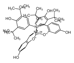 bis[N-(2,6-di-tert-butyl-1-hydroxyphenyl)-4-hydroxysalicylideneiminato]zinc(II)_390364-17-7