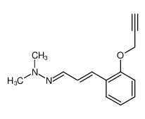 (E)-3-(2-prop-2-ynyloxyphenyl)propenal N,N-dimethylhydrazone_390410-42-1