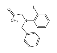 1-[N-benzyl-N-(2-iodophenyl)amino]-2-propanone_390432-56-1
