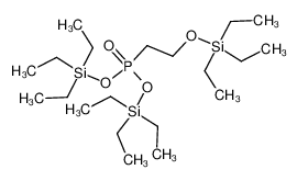 bis(triethylsilyl) (2-((triethylsilyl)oxy)ethyl)phosphonate_39059-49-9
