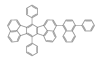7,14-diphenyl-3-(4-phenylnaphthalen-1-yl)acenaphtho[1,2-k]fluoranthene_390762-11-5