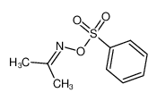 acetone oxime-o-benzenesulfonic ester_39083-10-8