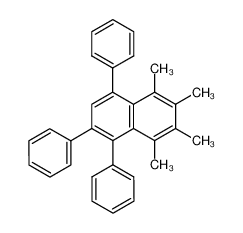1,2,3,4-Tetramethyl-5,6,8-triphenyl-naphthalene_39093-05-5