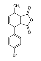 3-Methyl-6-(4-brom-phenyl)-1.2.3.6-tetrahydro-phthalsaeure-anhydrid_3910-12-1
