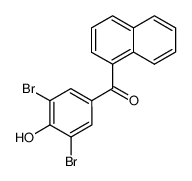 (3,5-Dibromo-4-hydroxy-phenyl)-naphthalen-1-yl-methanone_39105-31-2
