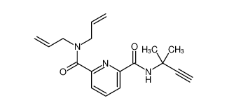 N2,N2-diallyl-N6-(2-methylbut-3-yn-2-yl)pyridine-2,6-dicarboxamide_39106-36-0