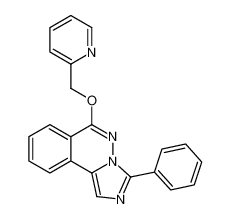 3-phenyl-6-(pyridin-2-ylmethoxy)imidazo[5,1-a]phthalazine_391197-24-3