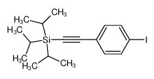 [2-(4-iodophenyl)ethynyl]triisopropylsilane_391198-57-5