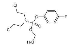 Bis-(2-chloro-ethyl)-phosphoramidic acid ethyl ester 4-fluoro-phenyl ester_39120-22-4