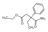 (S)-3-Carbamoyl-3-phenyl-pentanoic acid ethyl ester_39122-01-5