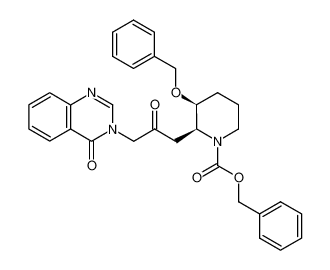 2,3-cis-3-benzyloxy-1-benzyloxycarbonyl-2-[2-oxo-3-(4-oxo-4H-quinazolin-3-yl)propyl]piperidin_391242-46-9