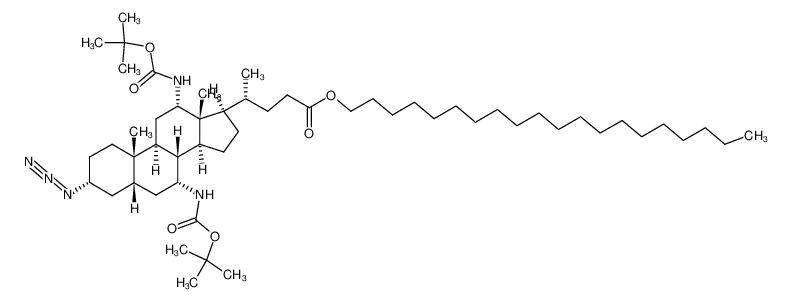 eicosyl 3α-azido-7α,12α-di-[N-(t-butyloxycarbonyl)amino]-5β-cholan-24-oate_391256-01-2