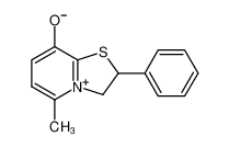 8-hydroxy-5-methyl-2-phenyl-2,3-dihydro-thiazolo[3,2-b]pyridinylium betaine_39137-97-8