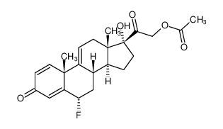 2-((6S,8S,10R,13S,14S,17R)-6-fluoro-17-hydroxy-10,13-dimethyl-3-oxo-6,7,8,10,12,13,14,15,16,17-decahydro-3H-cyclopenta[a]phenanthren-17-yl)-2-oxoethyl acetate_3914-22-5