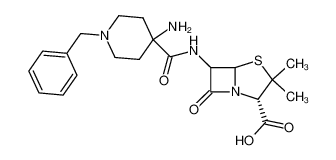 (S)-6-[(4-Amino-1-benzyl-piperidine-4-carbonyl)-amino]-3,3-dimethyl-7-oxo-4-thia-1-aza-bicyclo[3.2.0]heptane-2-carboxylic acid CAS:39143-27-6 manufacturer & supplier