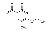 3-Ethoxy-4-methyl-6-nitro-pyridazine 1-oxide_3916-75-4