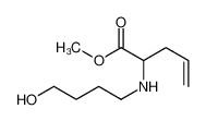 methyl 2-(4-hydroxybutylamino)pent-4-enoate_391642-58-3